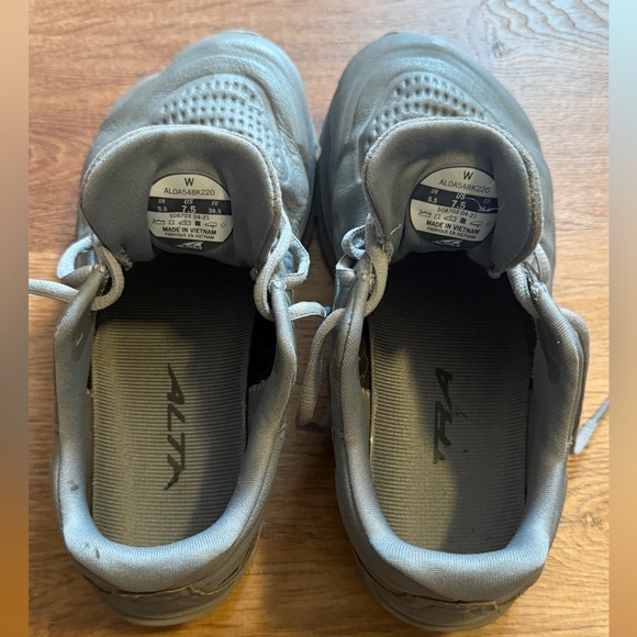 Altra Womens Torin 5 Gray Running Shoes Size 7.5 Medium (B, M) - Picture 5 of 6
